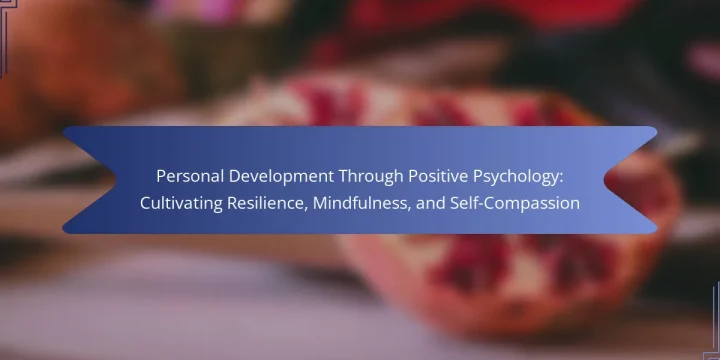 Personal Development Through Positive Psychology: Cultivating Resilience, Mindfulness, and Self-Compassion