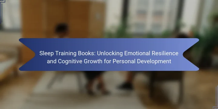 Sleep Training Books: Unlocking Emotional Resilience and Cognitive Growth for Personal Development